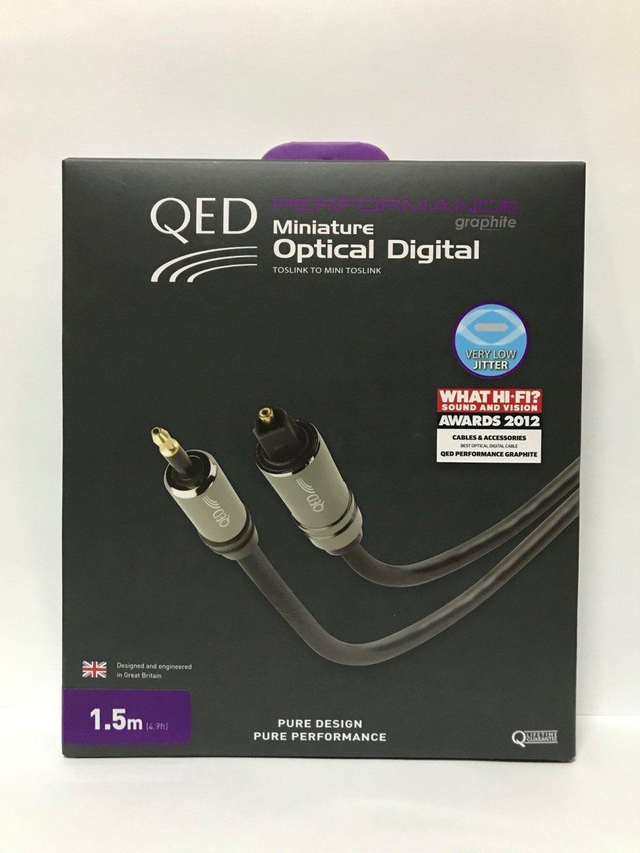 QED Performance Toslink zu Mini Toslink 1,5 Meter