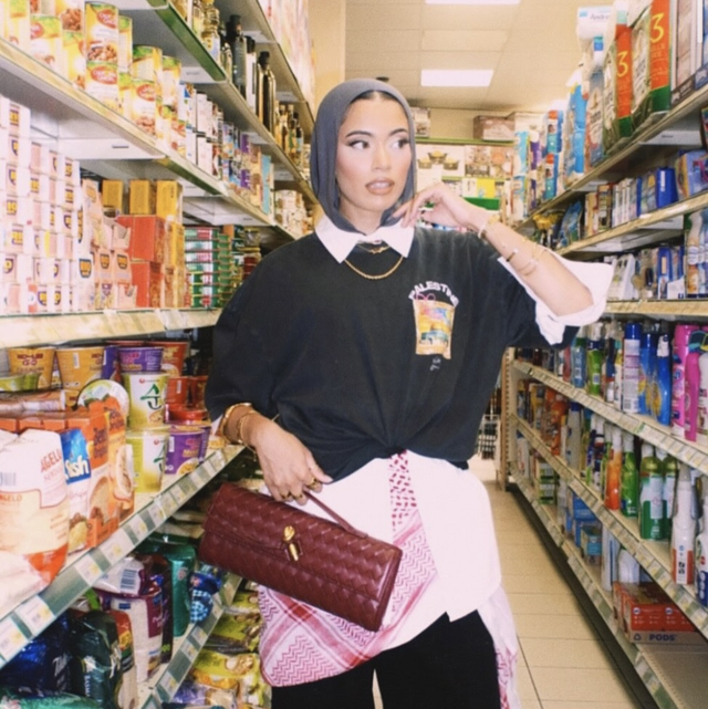 T-shirt femme Palestine Noir & Blanc