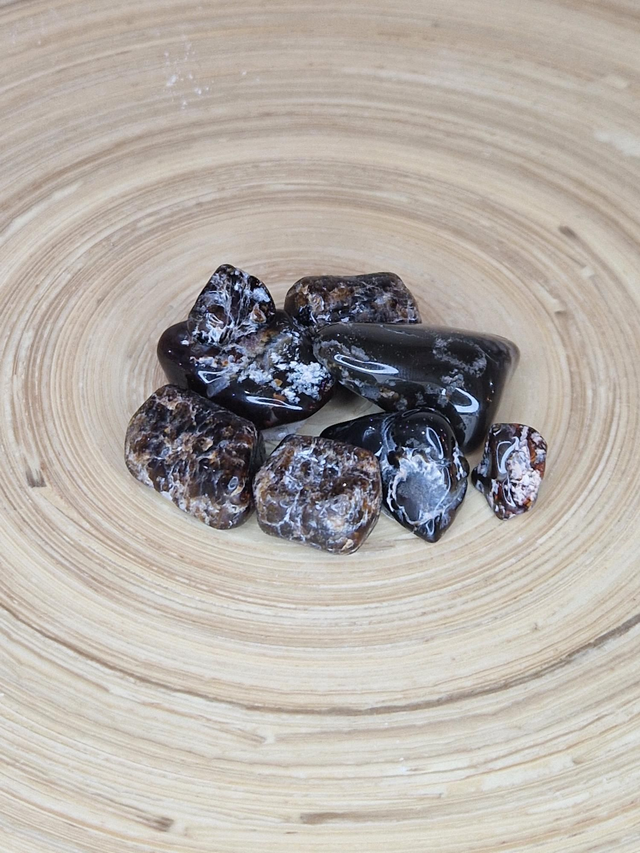 Agate de feu - Pierre roulée