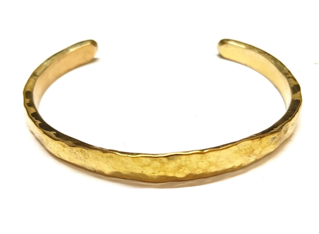 Bracelet laiton martelé 