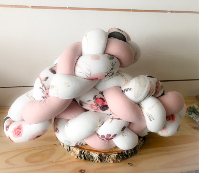 Tresse De Lit Attrape Rêve Rose 