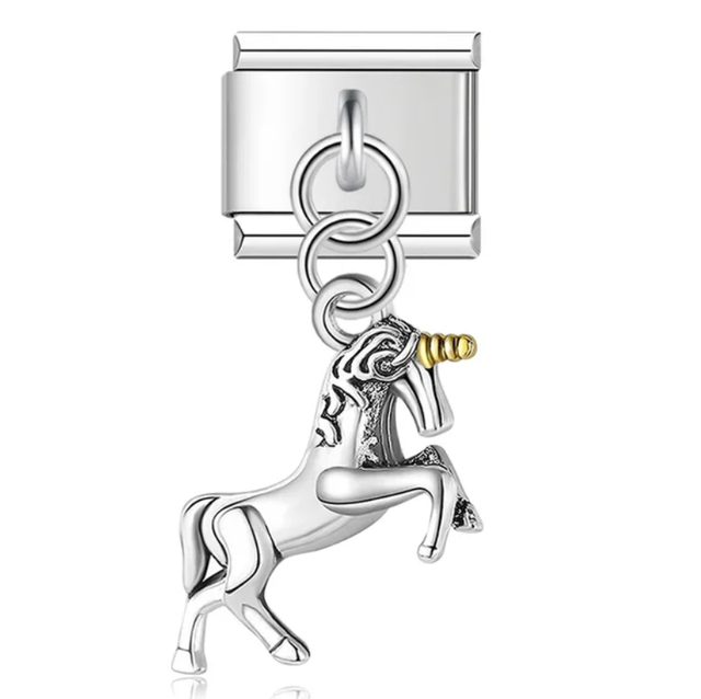 Charm Unicornio colgante