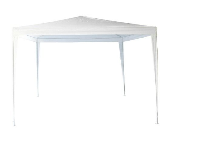  Gazebo da giardino in polietilene 3x3mt  BIANCO