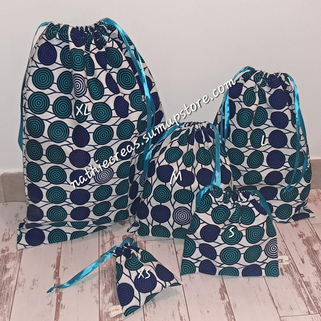 Pochon cadeau, vrac, wax rond