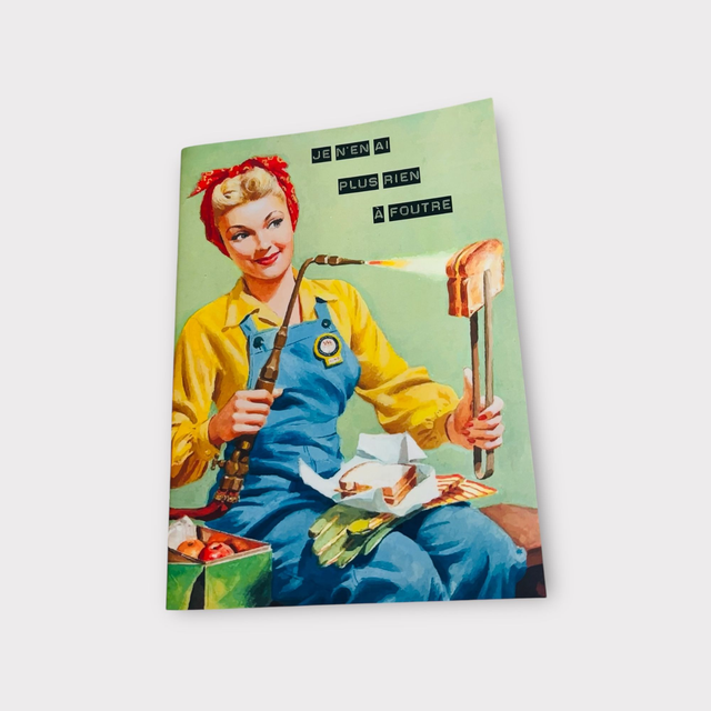 Grand carnet Je n&#039;en ai plus rien à foutre