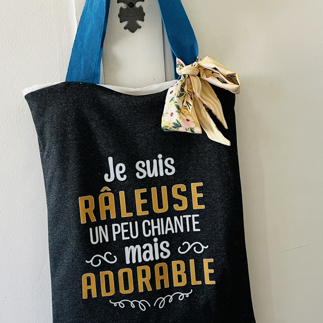 Totebag à message 