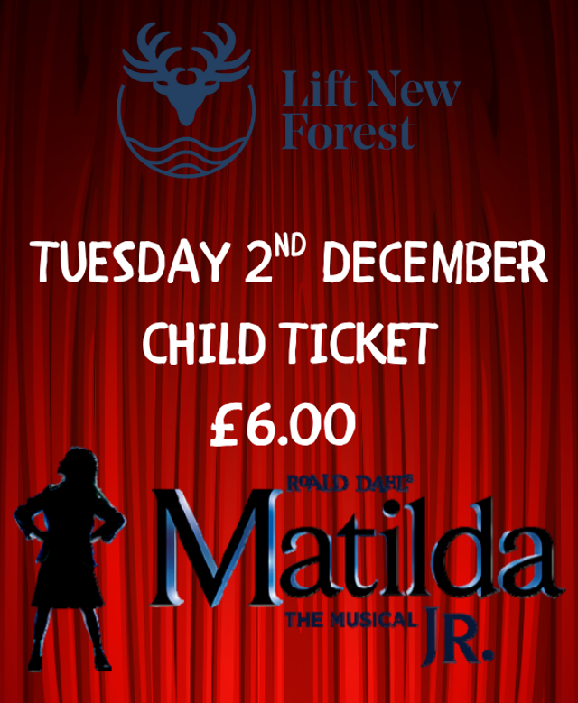 CHILD TICKET TUESDAY 2ND DECEMBER 2025