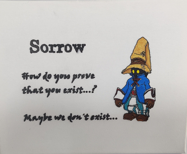 Toile brodée Vivi Ornitier Final Fantasy IX