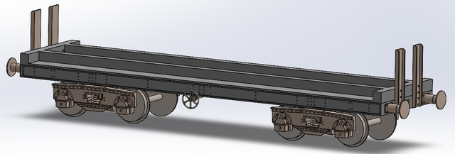 75Ton Bogie Flat Wagon (Brinsworth Flat)