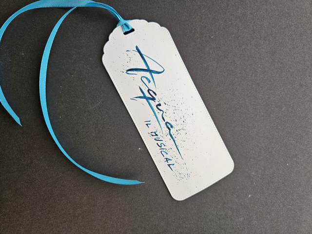 Acqua-Il Musical Segnalibro miniatura con scritta