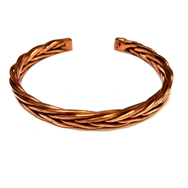 Bracelet Cuivre tressé 5 brins 