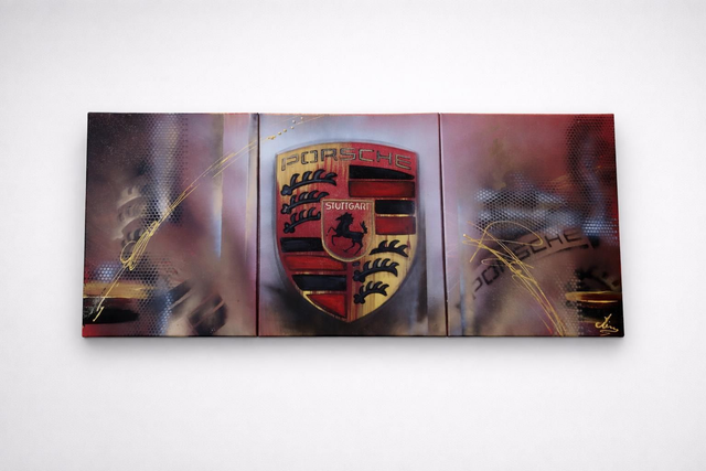 Tableau logo Porsche