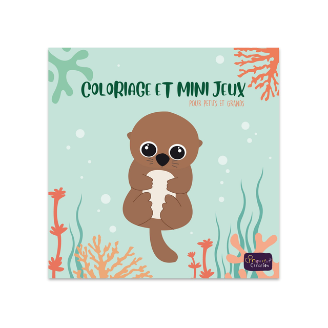 Cahier de coloriage et mini jeux