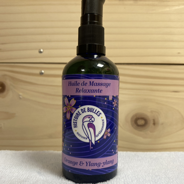 Huile de massage relaxante