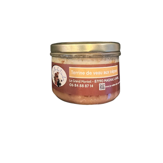 Terrine de veau aux cèpes