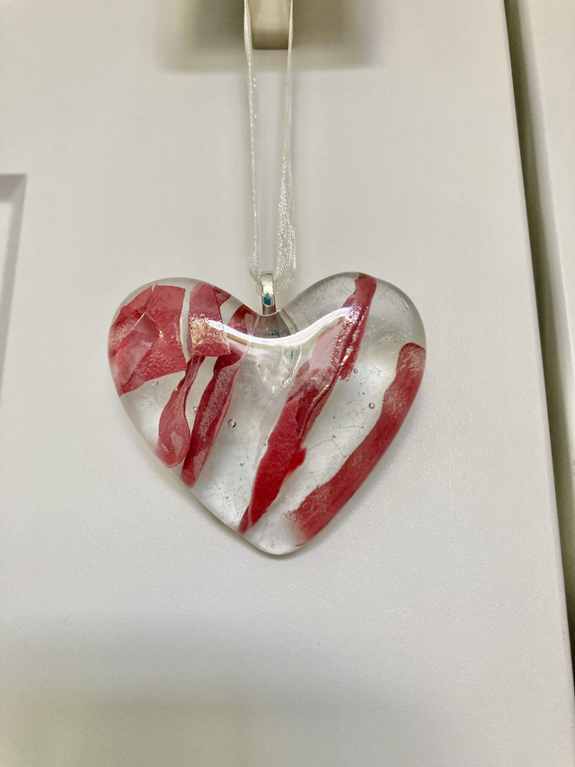 Pink Heart - hanging