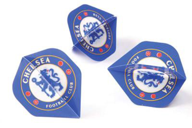 CHELSEA FOOTBALL CLUB DART FLIGHTS