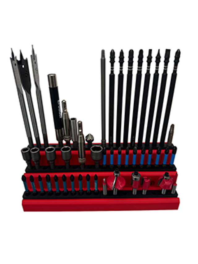 Hex shank bit Organiser & Storage - Wall Mounted