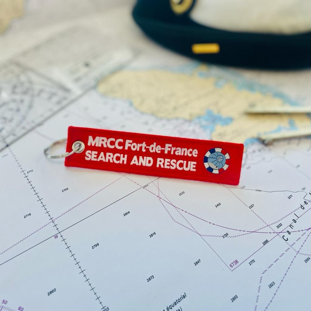 Porte-clés flamme rouge version anglaise