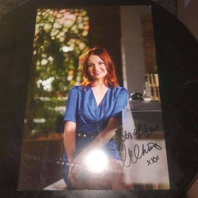 Charlotte Chimes (Neighbours) hand signed photo