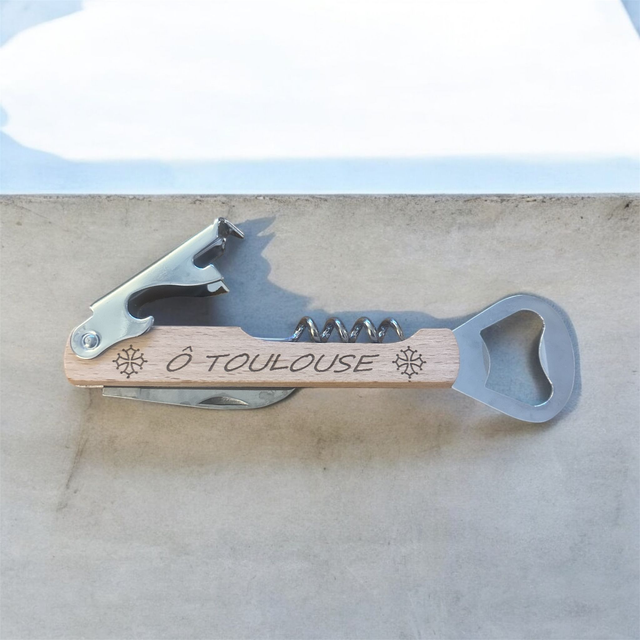 Tire bouchon et decapsuleur 