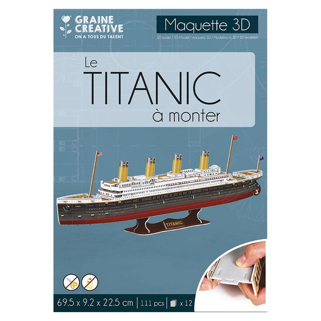 Maquette &quot;Le Titanic&quot; - Graine créative