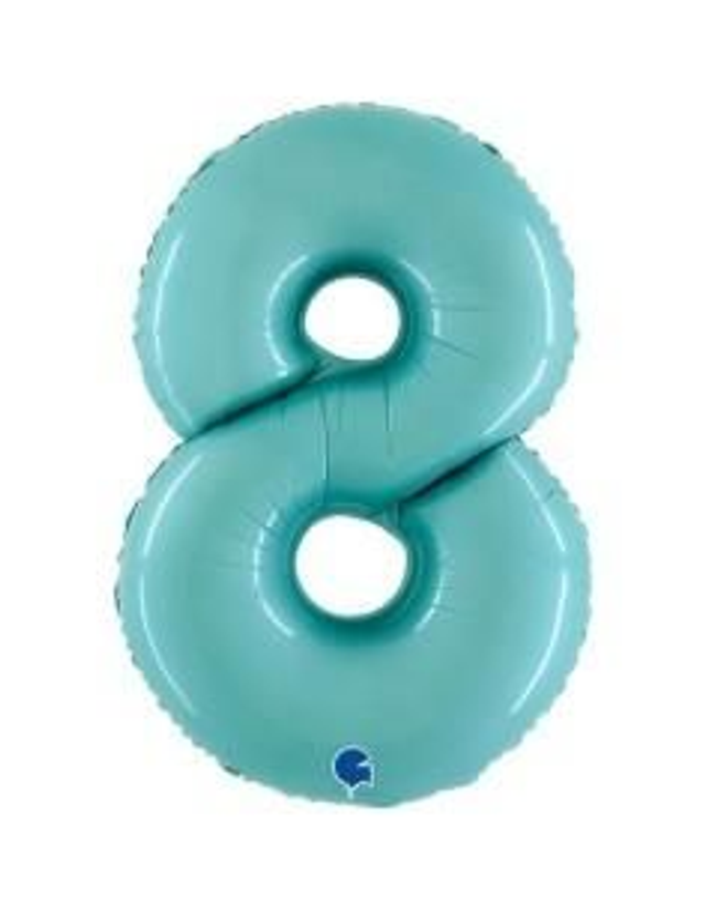 Numero 8 Celeste Pastello 