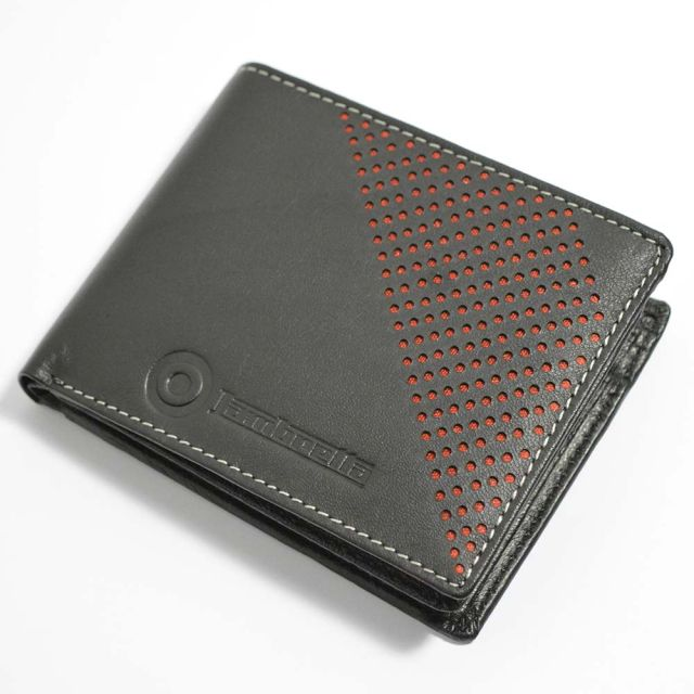 Lambretta Punched Wallet Black