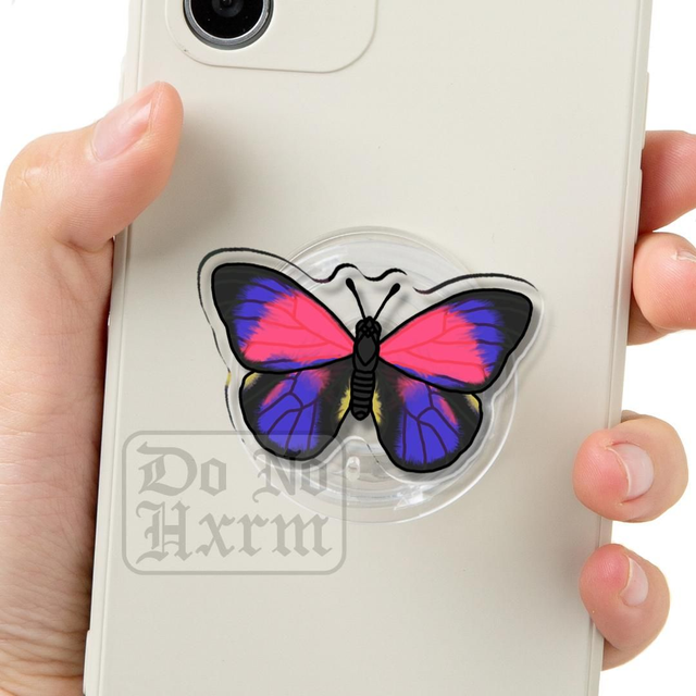 Agrias Butterfly Clear Acrylic Phone Grip