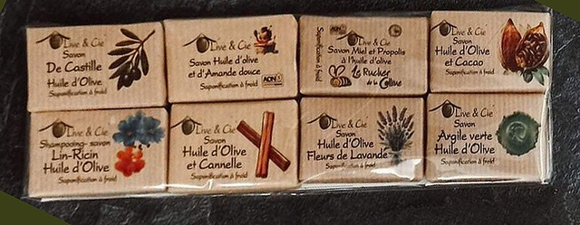 Tablette de minis savons