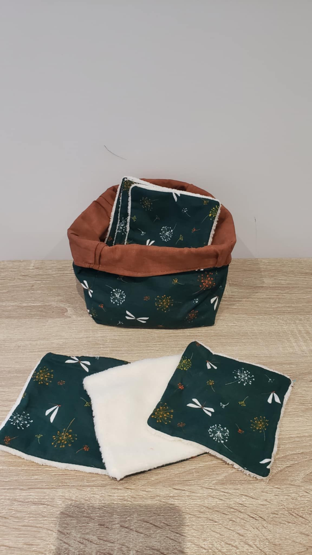 panier à lingette libellule 