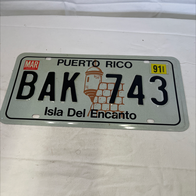 Plaque d’immatriculation déco