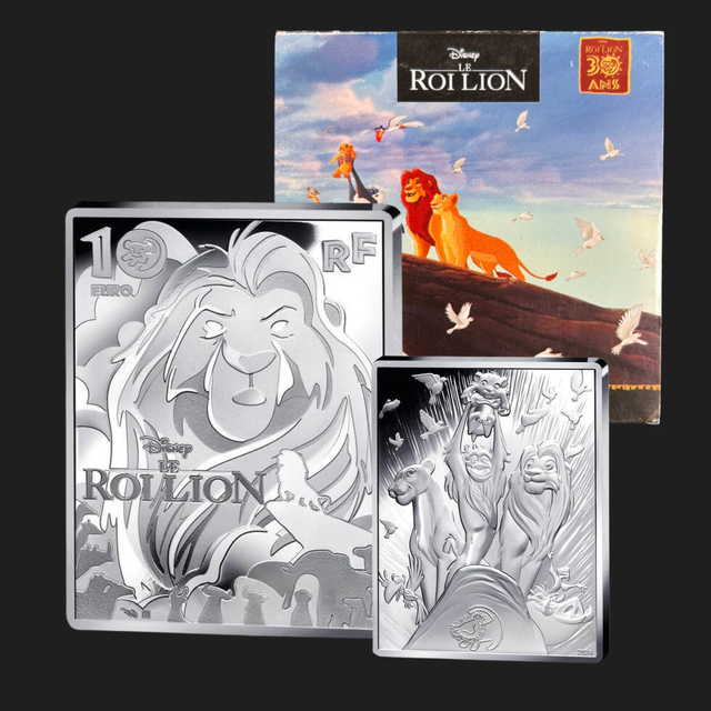 10€ - Plata Proof 30º ANIVERSARIO DEL REY LEÓN. 2024