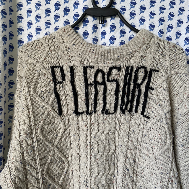 Pleasure jumper upcycled