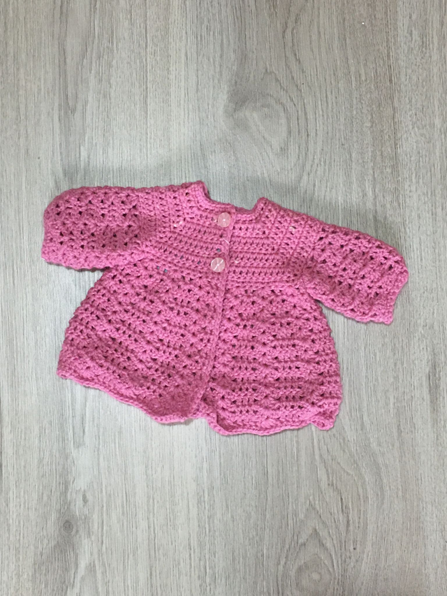 Newborn Cardigan - Rose