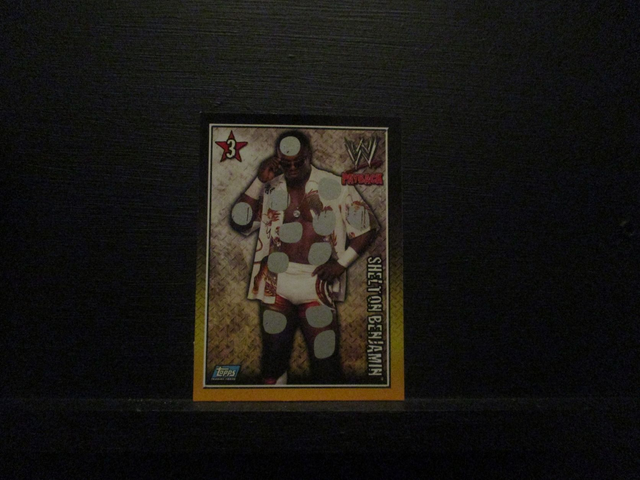 Shelton Benjamin - Payback Body Blow Original Trading Card