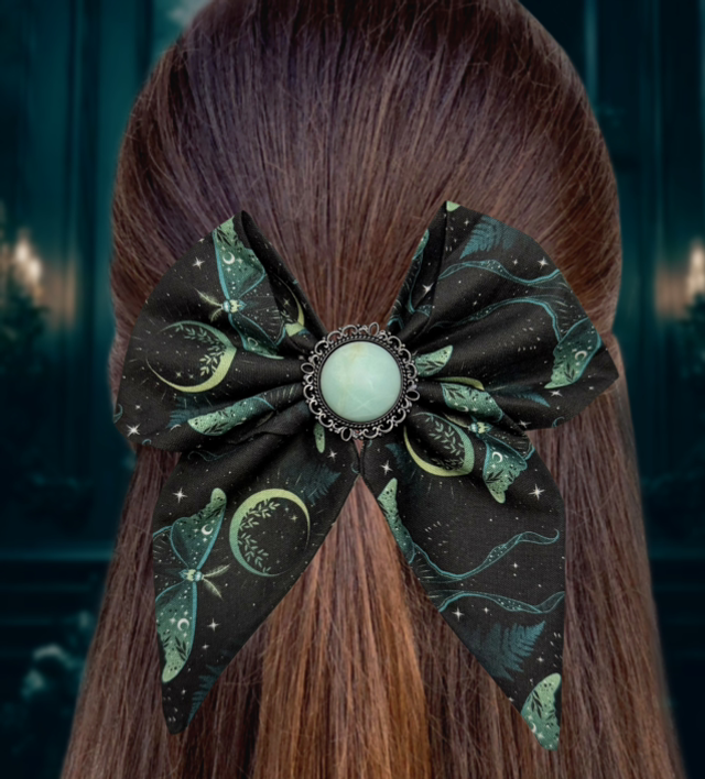 Barrette à cheveux - Luna Amazonis - Amazonite