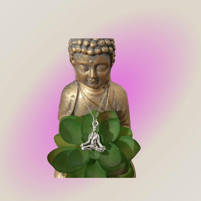 Collier Bouddha Méditant 