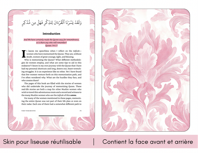 Skin pour liseuse - Chic