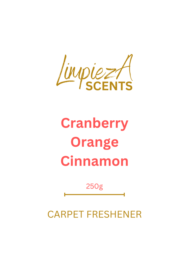 Carpet Freshener Pouch - Cranberry, Orange and Cinnamon