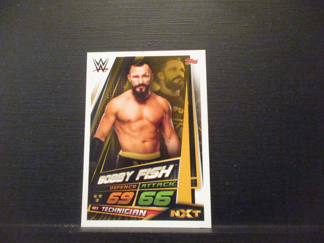 Bobby Fish - NXT Slam Attax Universe Original Trading Card #107