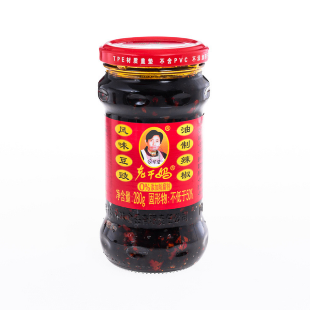 Laoganma 老干妈风味豆豉290g Preserved Black Beans In Chilli Oil