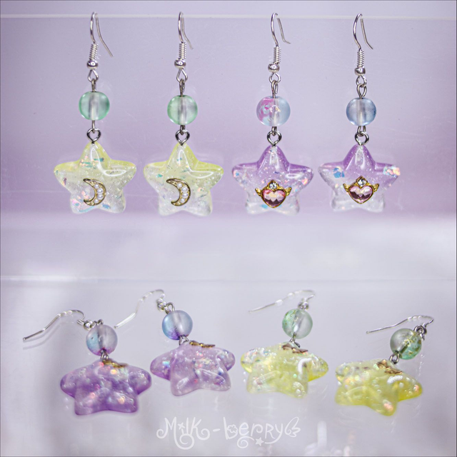Boucles d'Oreilles Étoiles Magic Stars