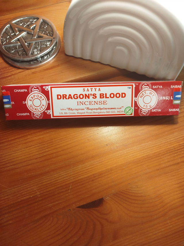 encens satya  sang de dragon