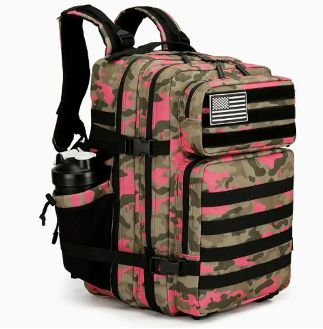 Pink Multicam Tactical Backpack