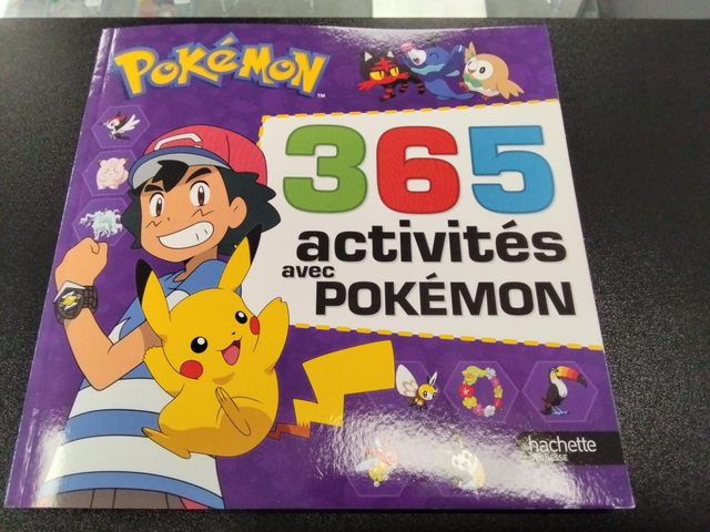 Livre 365 activité pokémon 