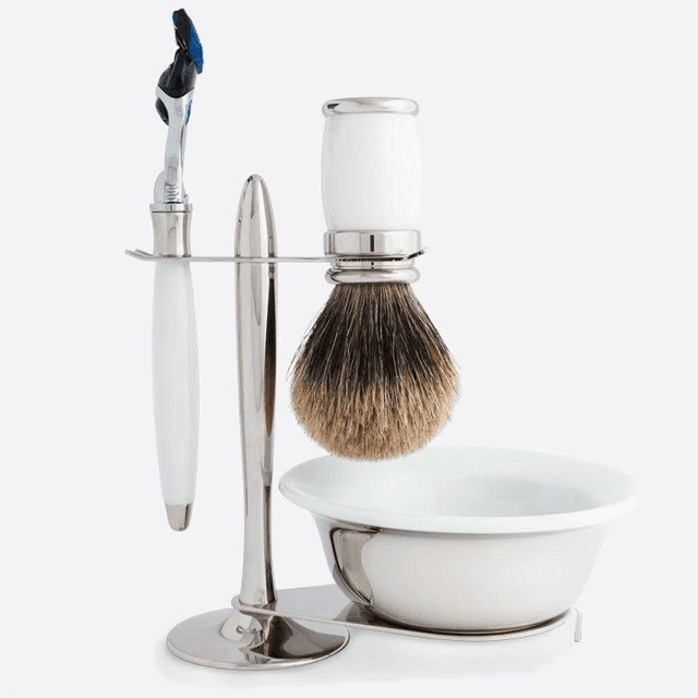 Set di lusso - Lacca bianca e palladio