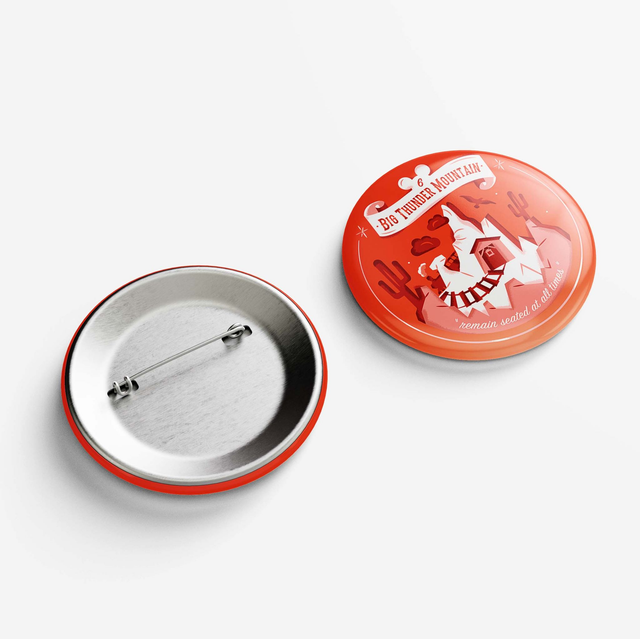 Badge Attractions Légendaires | 06 Big Thunder Mountain