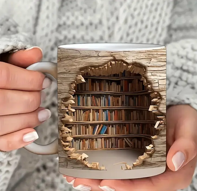 Cave Bookshelf Cup