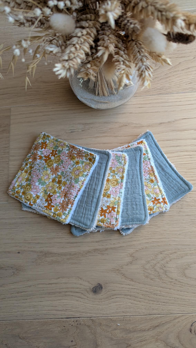 Lot de lingettes lavables